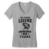 The Fishing Legend Reeling Them In For 80 Years V-neck tee