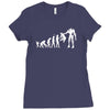 evolution to termination Ladies Fitted T-Shirt