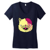 cat Women's V-Neck T-Shirt