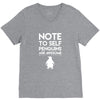 note to self penguin are awesome V-Neck Tee