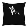 mens surfing Throw Pillow