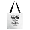 i ve been called a lot of names in my lifetime but grandpa is my favor Tote Bags
