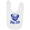pug life Baby Bibs