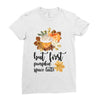 but first pumpkin space latte Ladies Fitted T-Shirt