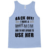 Back Off Crazy Mom Afraid To Use Her Tank Top