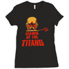 dawn of titan Ladies Fitted T-Shirt