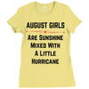 August Girls Ladies Fitted T-Shirt