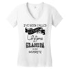 i ve been called a lot of names in my lifetime but grandpa is my favor Women's V-Neck T-Shirt