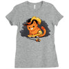 puss in boot Ladies Fitted T-Shirt