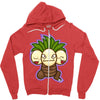 psychic frond Zipper Hoodie