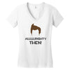 alrighty then ace ventura Women's V-Neck T-Shirt