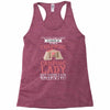 camping lady Racerback Tank