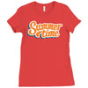 summer time Ladies Fitted T-Shirt
