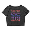 my mom is in heaven forever Crop Top