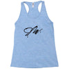 jake paul signature Racerback Tank