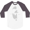 airbrushed stencil 3/4 Sleeve Shirt