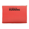 i'd rather be running funny cool run runner marathon sport athlete shi Accessory Pouches