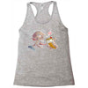 zombie ice cream art Racerback Tank