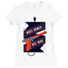 make games not war Ladies Fitted T-Shirt