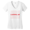 Latina Af Women's V-Neck T-Shirt