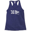 will take photos for food Racerback Tank