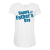 happy father's day 2 Maternity Scoop Neck T-shirt