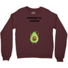 Powered By Avocado Crewneck Sweatshirt