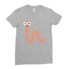 cacing bae senyum Ladies Fitted T-Shirt