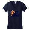 this girl loves pizza Women's V-Neck T-Shirt