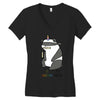 %5 unicorn %95 ninja Women's V-Neck T-Shirt