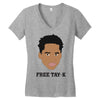 Free Tay-K Women's V-Neck T-Shirt