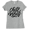 chill vibes Ladies Fitted T-Shirt