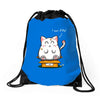 purrfect fit Drawstring Bags