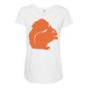 squirrel Maternity Scoop Neck T-shirt