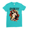 anarchy angel Ladies Fitted T-Shirt