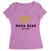mama bear Women's Triblend Scoop T-shirt