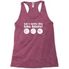 rock paper scissors Racerback Tank