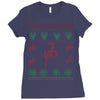 jake paul ugly christmas Ladies Fitted T-Shirt