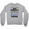 awesome poppa Crewneck Sweatshirt