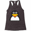 penguin face Racerback Tank
