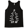 lit af christmas tree Tank Top
