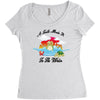 a turtle made it to the water Women's Triblend Scoop T-shirt