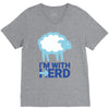 i m with herd V-Neck Tee