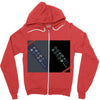 scare it badges Zipper Hoodie