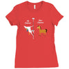 my girl friend your girlfriend unicorn Ladies Fitted T-Shirt