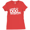 peek a boo, i see you Ladies Fitted T-Shirt