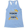 i'm not a widow i'm a wife to a husband with wings Racerback Tank