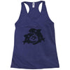 big shark little fish Racerback Tank