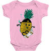 pineapple skateboarding Baby Onesie
