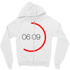 time check Zipper Hoodie
